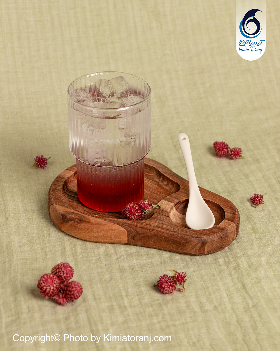 سینی تک نفره چایخوری ساده چوبی تک شات با ضمانت ۶۰ ماهه صنایع دستی کیمیا ترنج